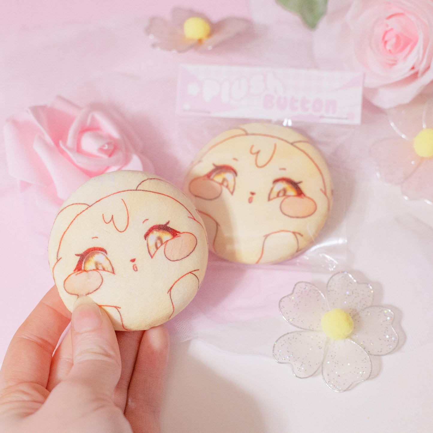 Squish-teez Plush Button