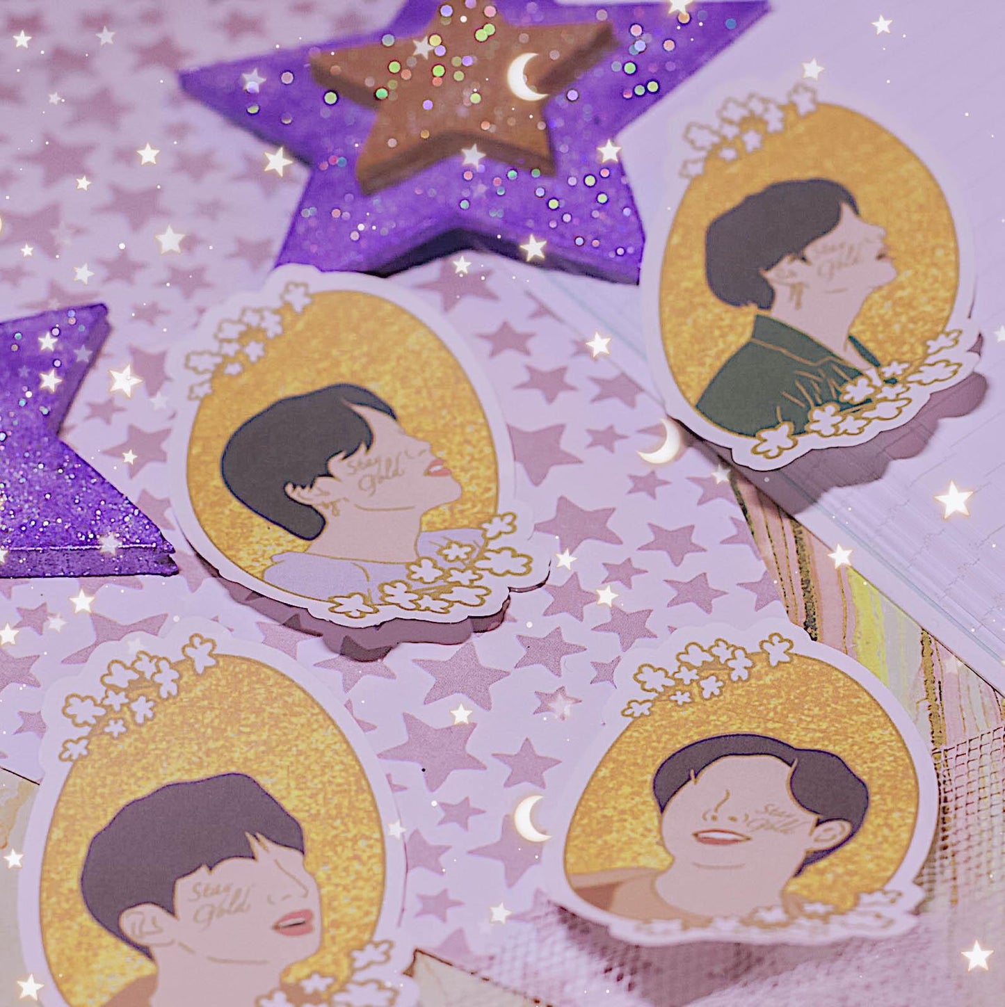 DISCOUNTED Stay Gold Sticker Set