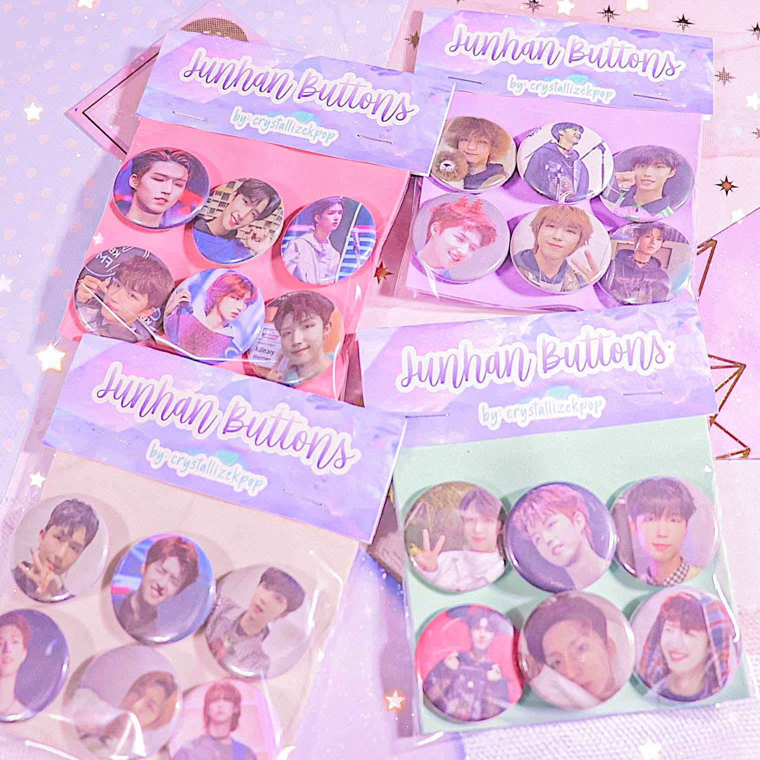 crystallizekpop - Xdinary Heroes - Junhan Bias Button Pack