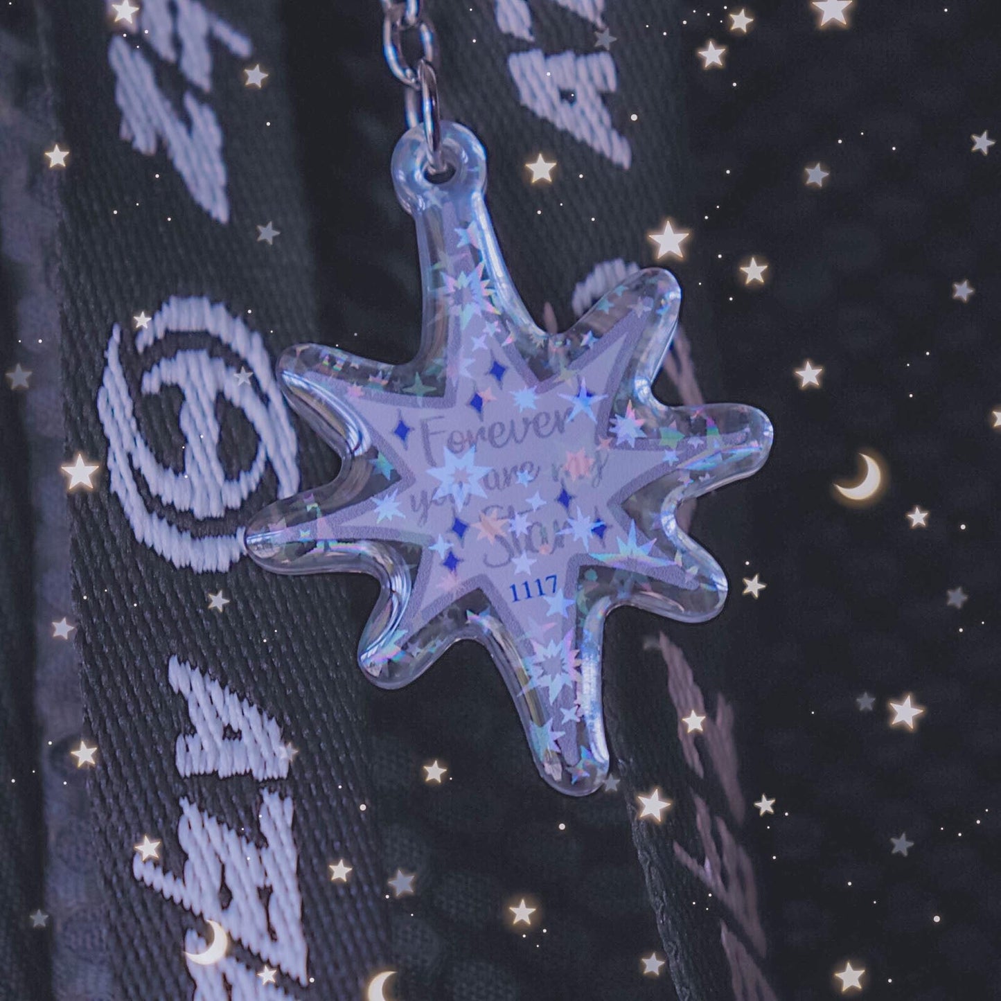 Forever Star Acrylic Keychain