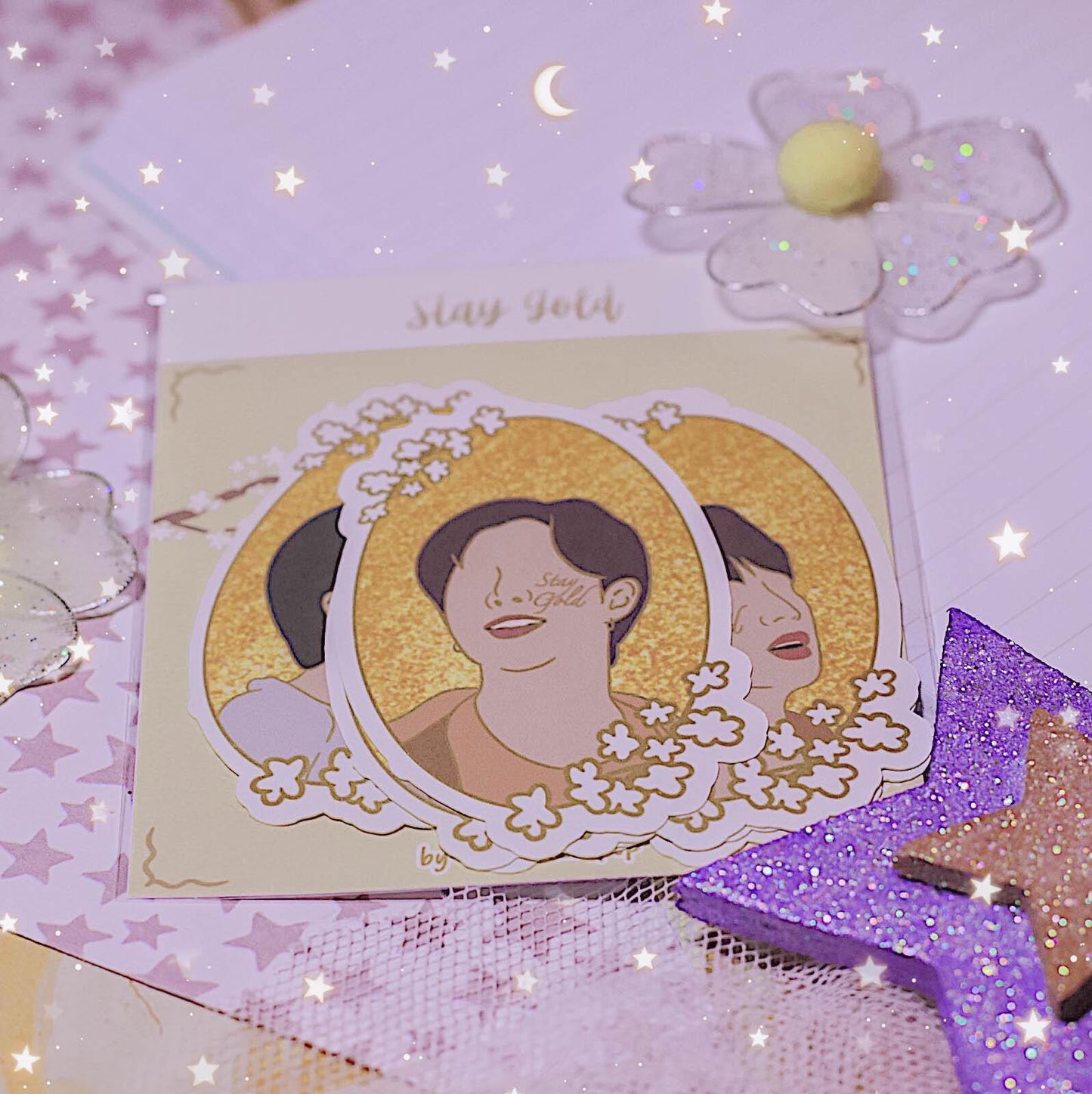 DISCOUNTED Stay Gold Sticker Set