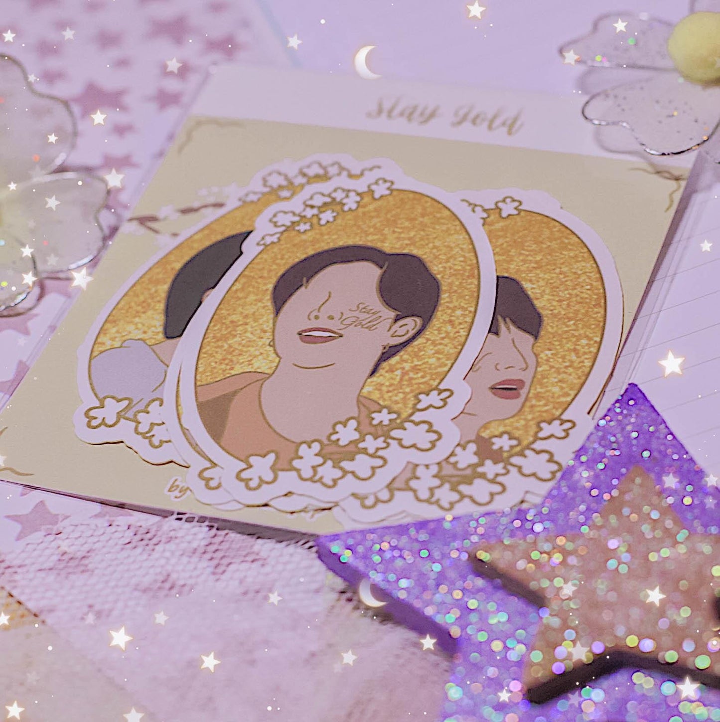 DISCOUNTED Stay Gold Sticker Set