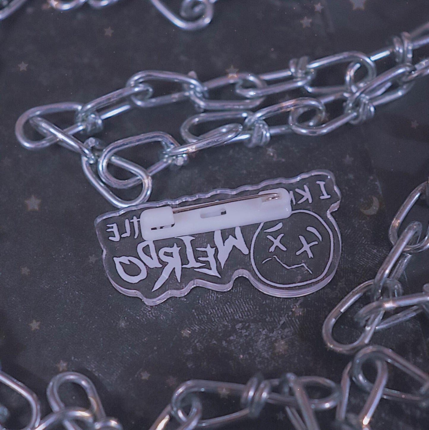 WEIRDO Acrylic Pin