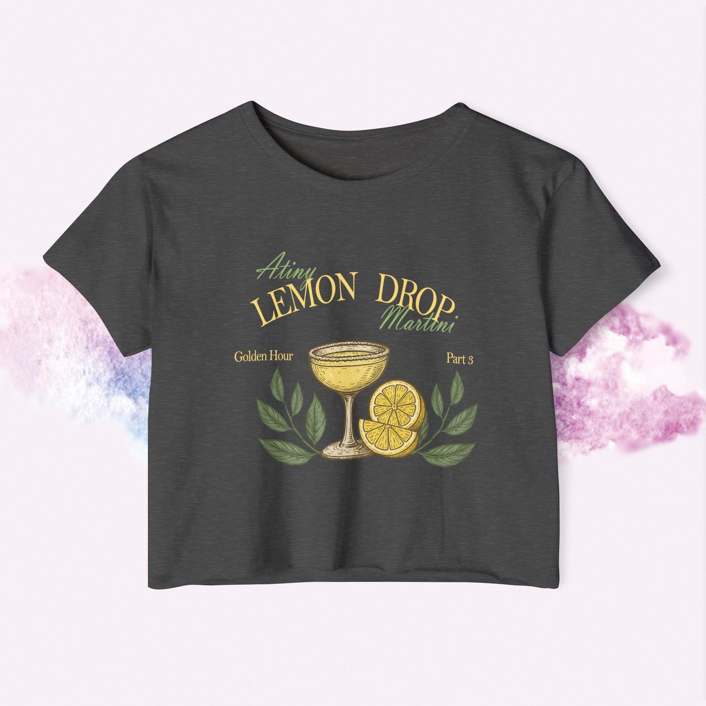 Lemon Drop Crop Tee