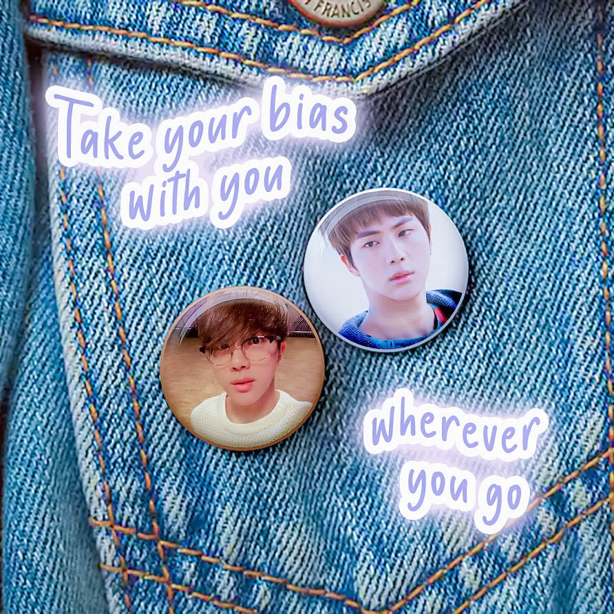 crystallizekpop - BTS - Jin Bias Button Pack