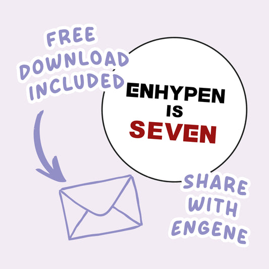 ENHYPEN is SEVEN Protest Button