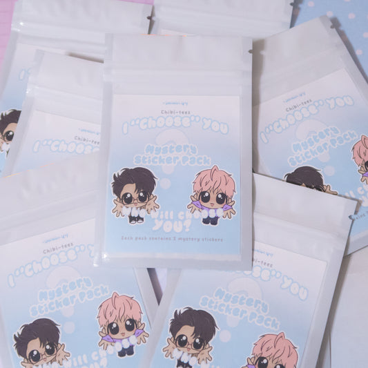 I "Choose" You Chibi-teez Mystery Sticker Pack