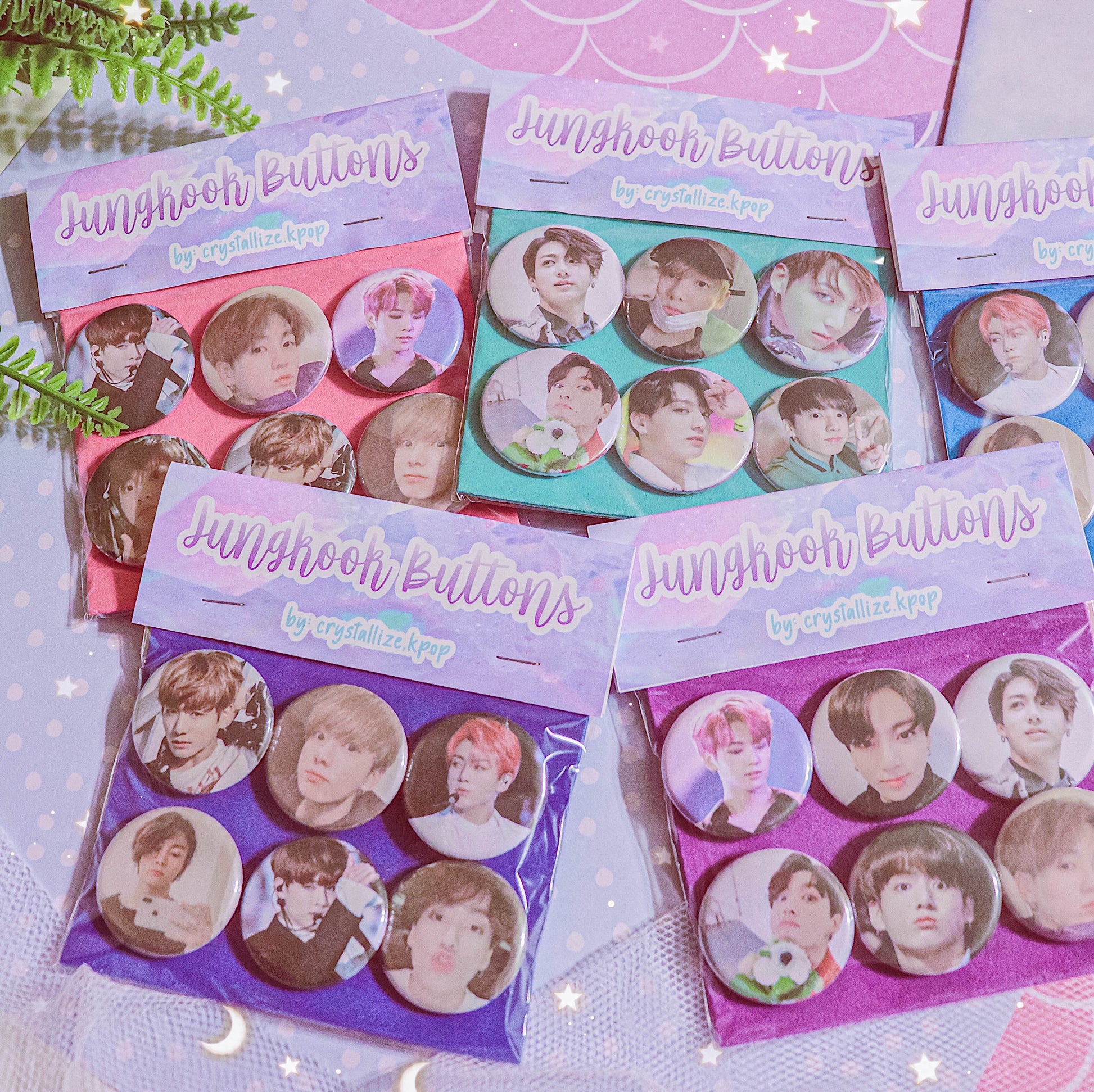 crystallizekpop - BTS - Jungkook Bias Button Pack