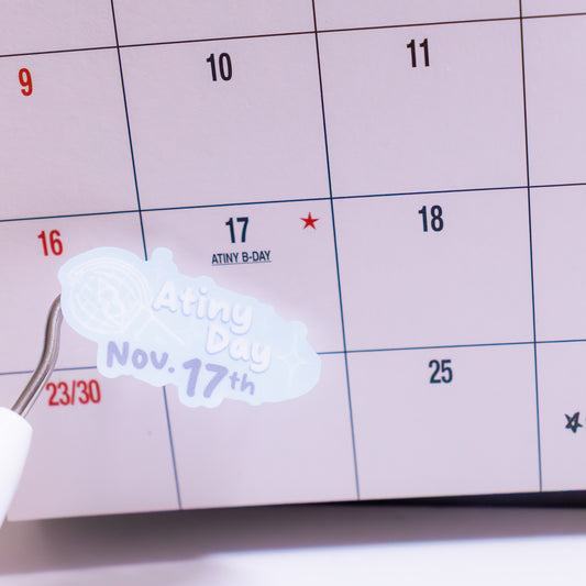 Important Atiny Dates Sticker Sheet