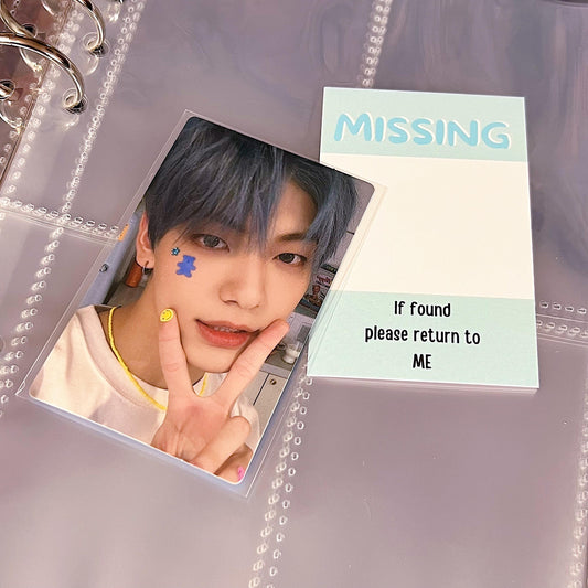 Missing Photocard Place Holder - DIGITAL DOWNLOAD | Blue
