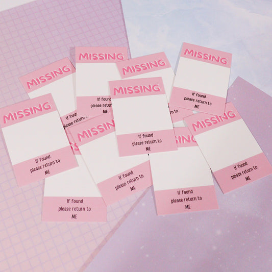 Missing Photocard Place Holder - DIGITAL DOWNLOAD | Pink