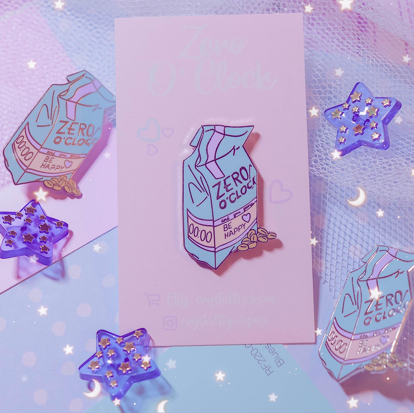 DISCOUNTED Zero O' Clock Enamel Pin