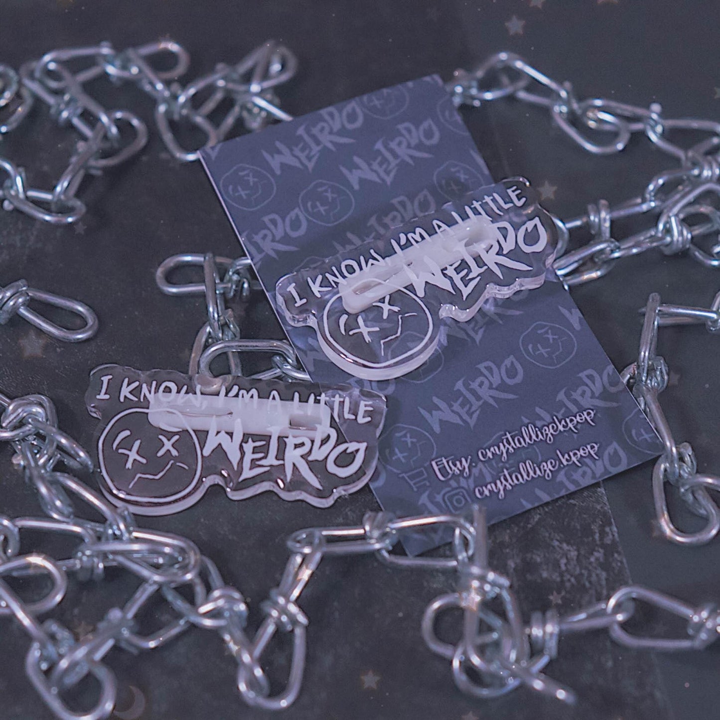 WEIRDO Acrylic Pin