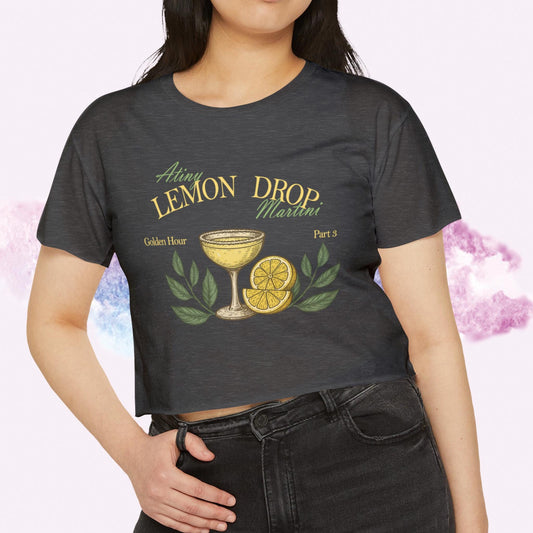 Lemon Drop Crop Tee
