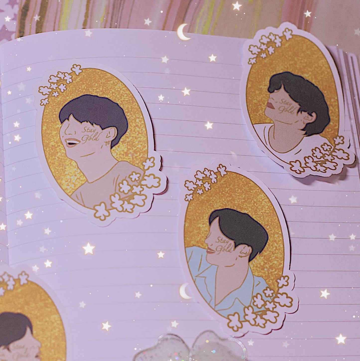 DISCOUNTED Stay Gold Sticker Set