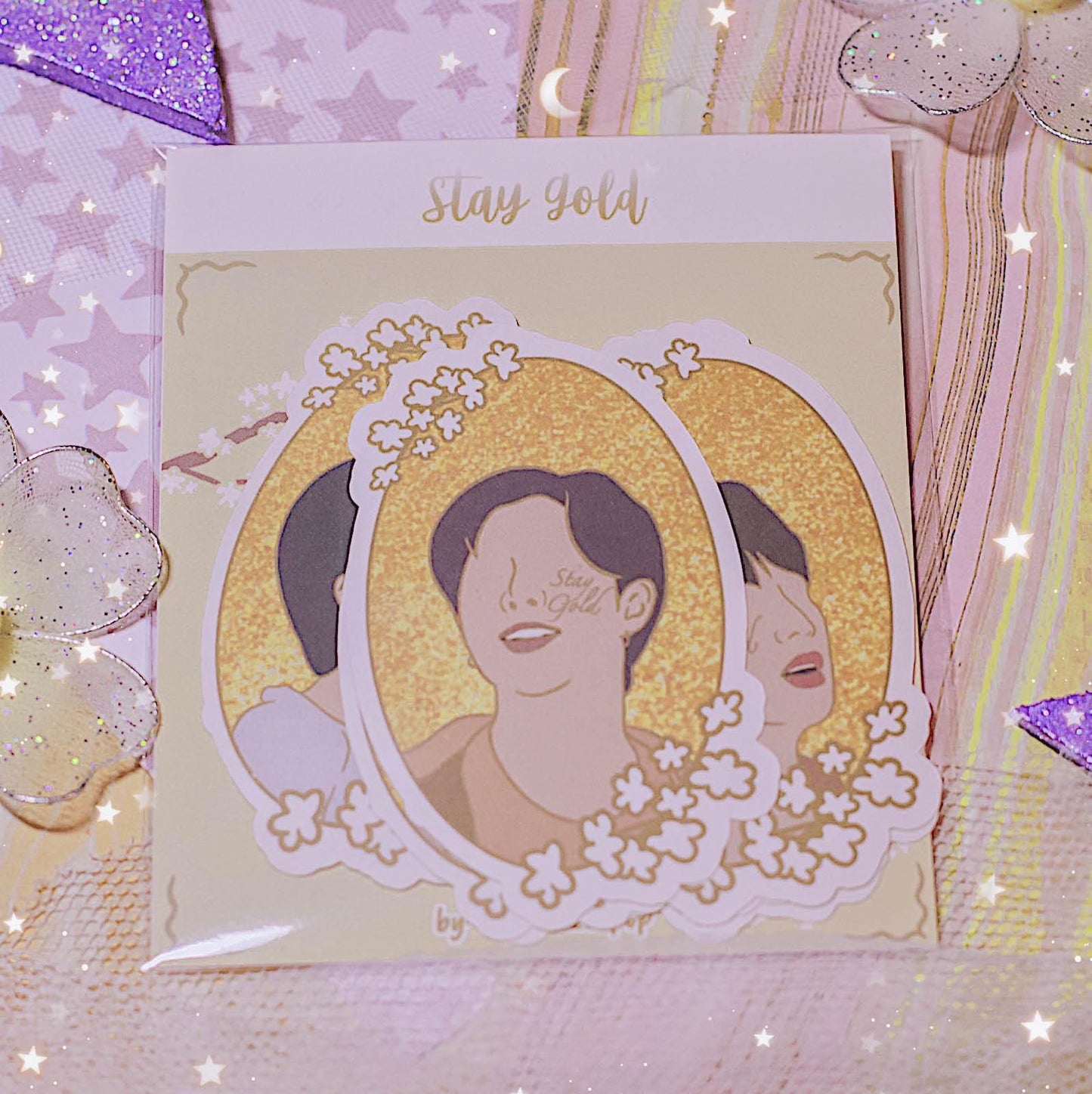 DISCOUNTED Stay Gold Sticker Set