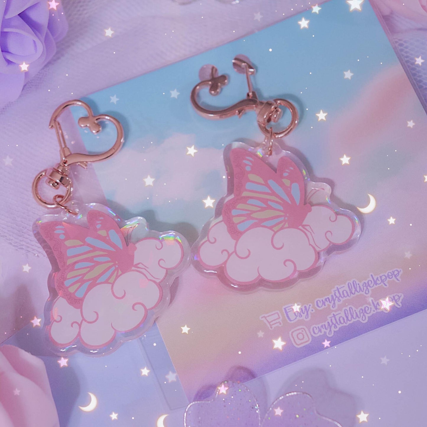 Fly High Acrylic Keychain