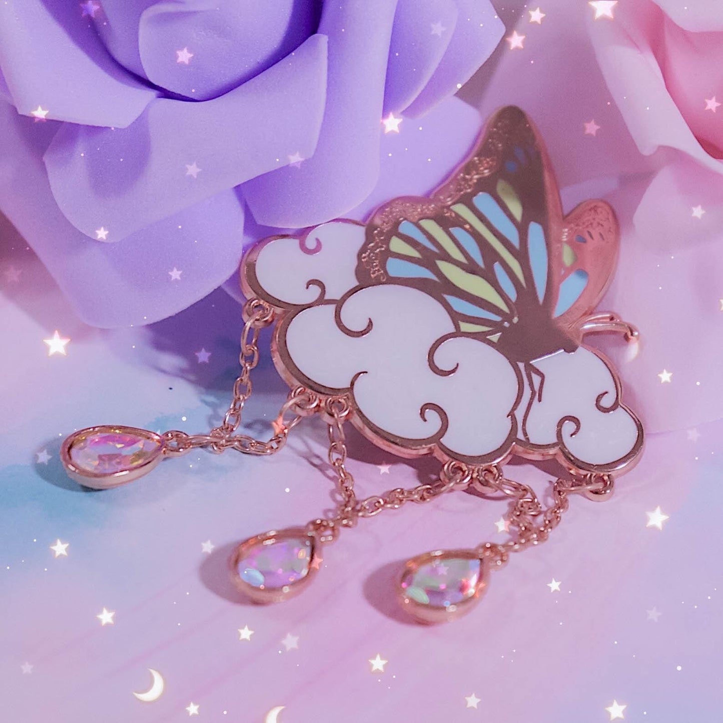 Fly High Enamel Pin