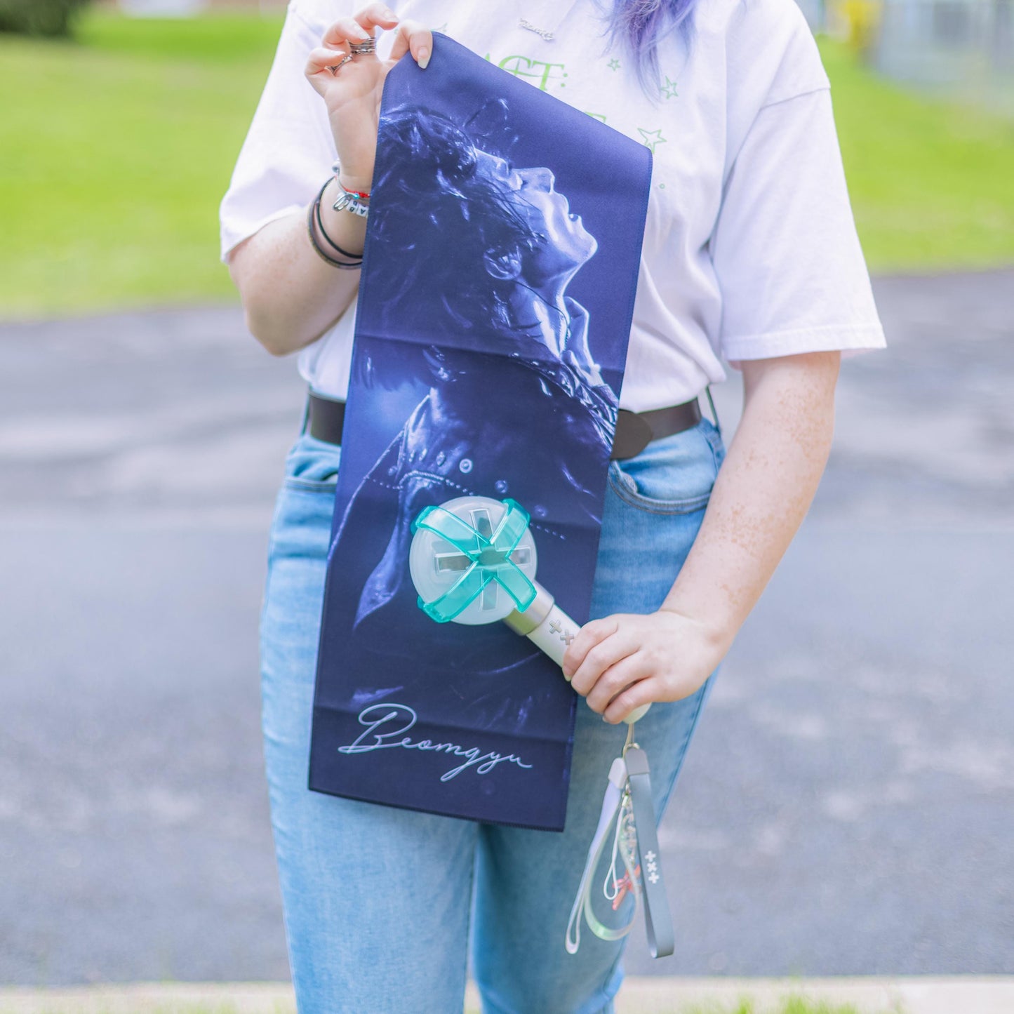 Night Sky Beomgyu Slogan Banner