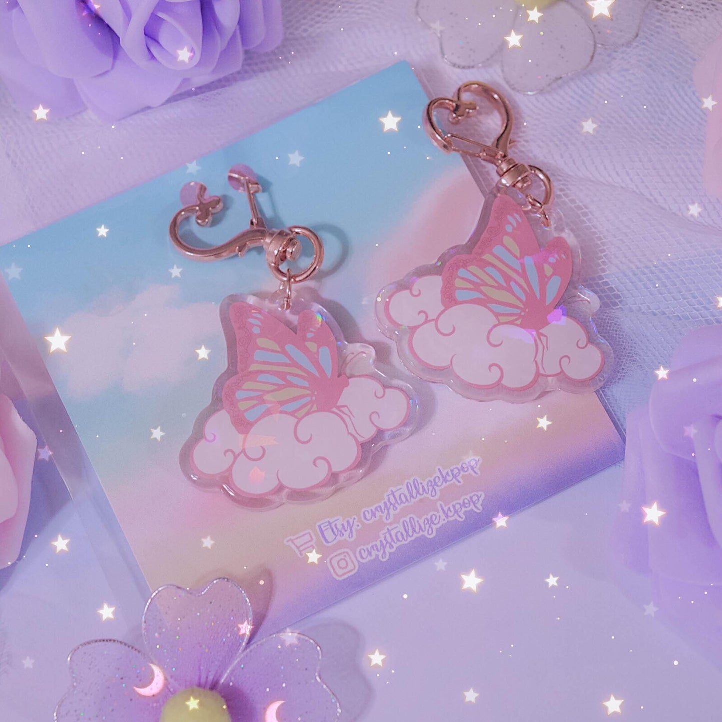 Fly High Acrylic Keychain