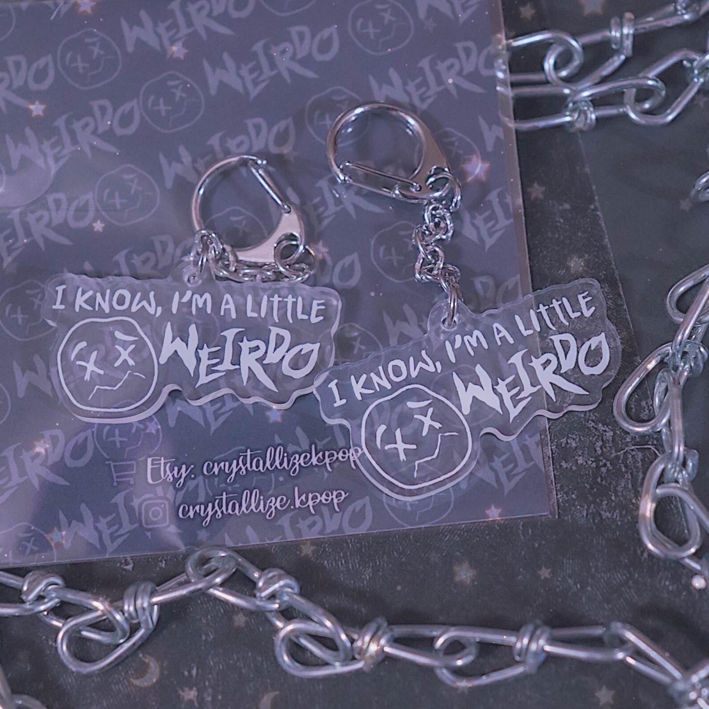 WEIRDO Acrylic Keychain