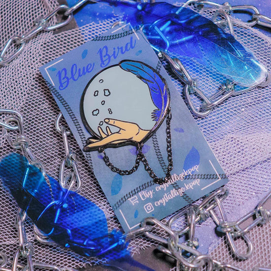 Blue Bird Enamel Pin
