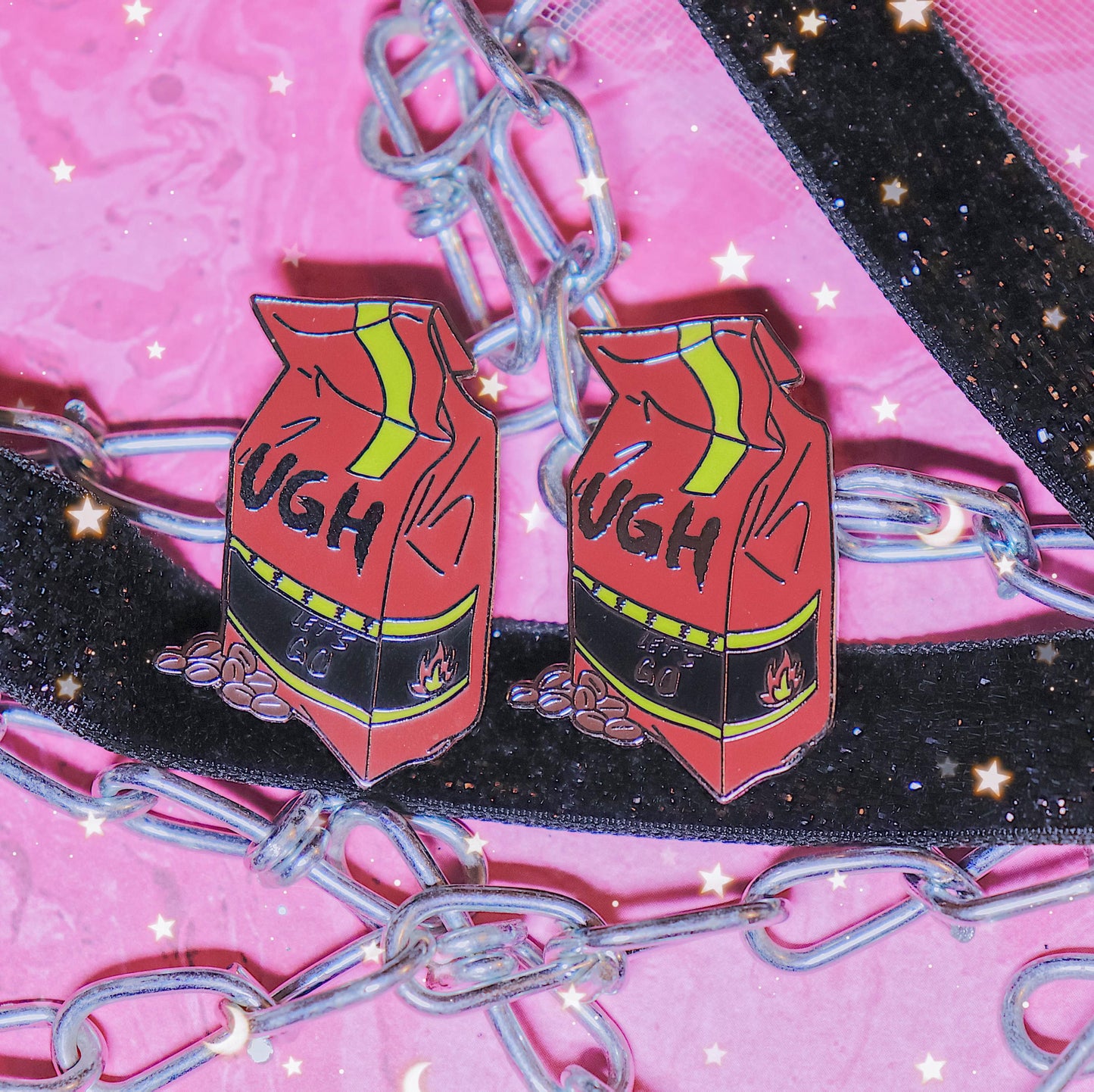 DISCOUNTED Zero O' Clock & UGH! Enamel Pin Bundle