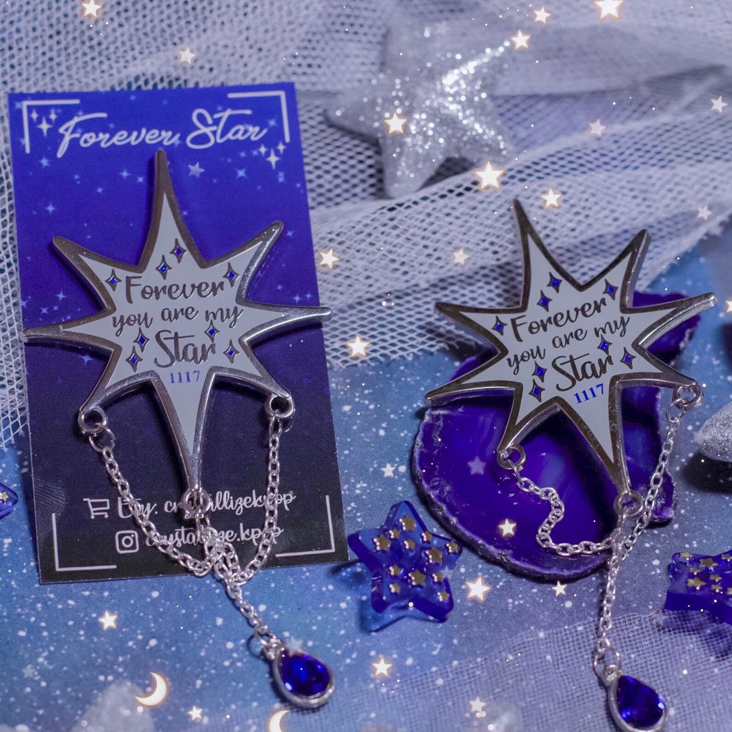 Forever Star Enamel Pin