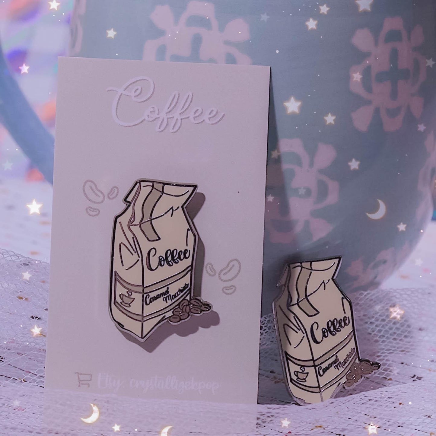 DISCOUNTED Coffee Enamel Pin