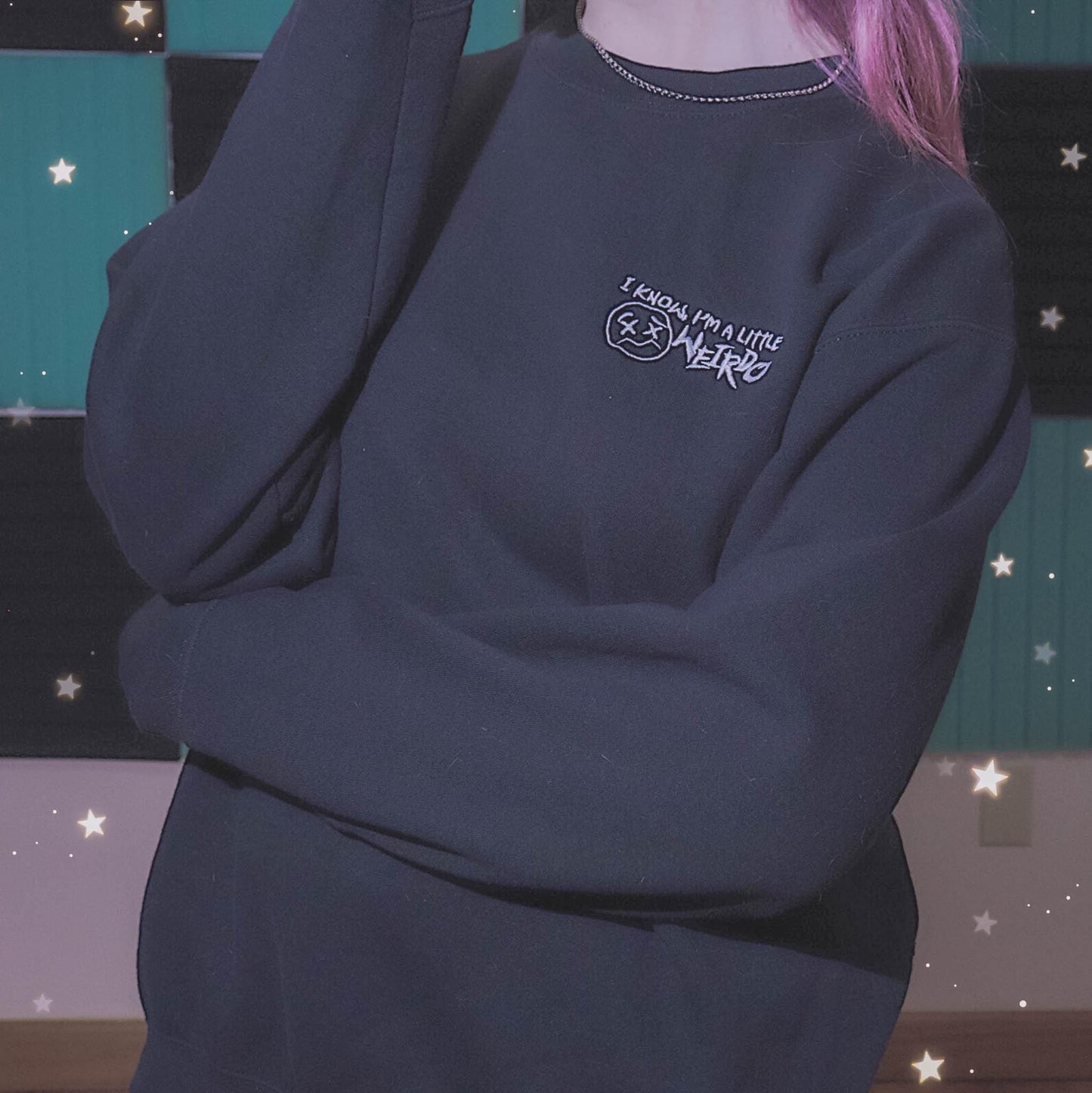 WEIRDO Embroidered Sweater