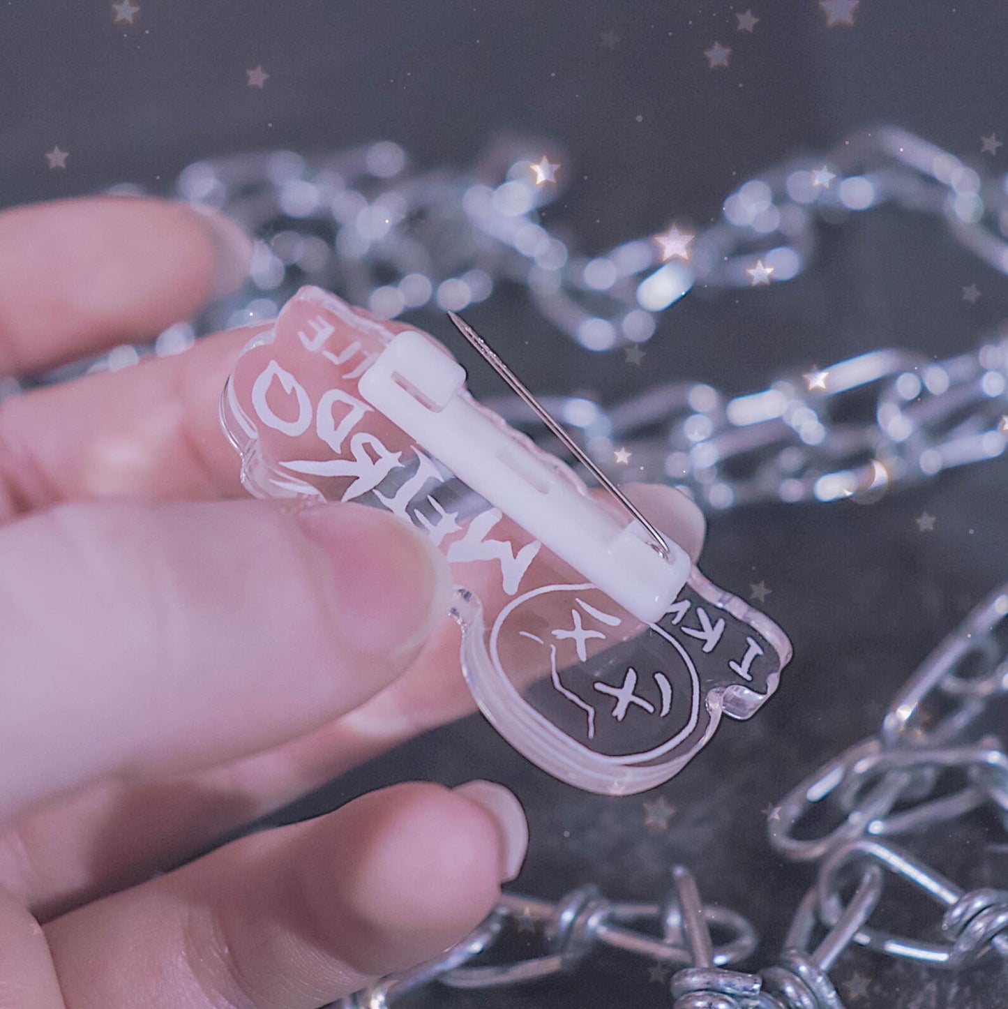 WEIRDO Acrylic Pin