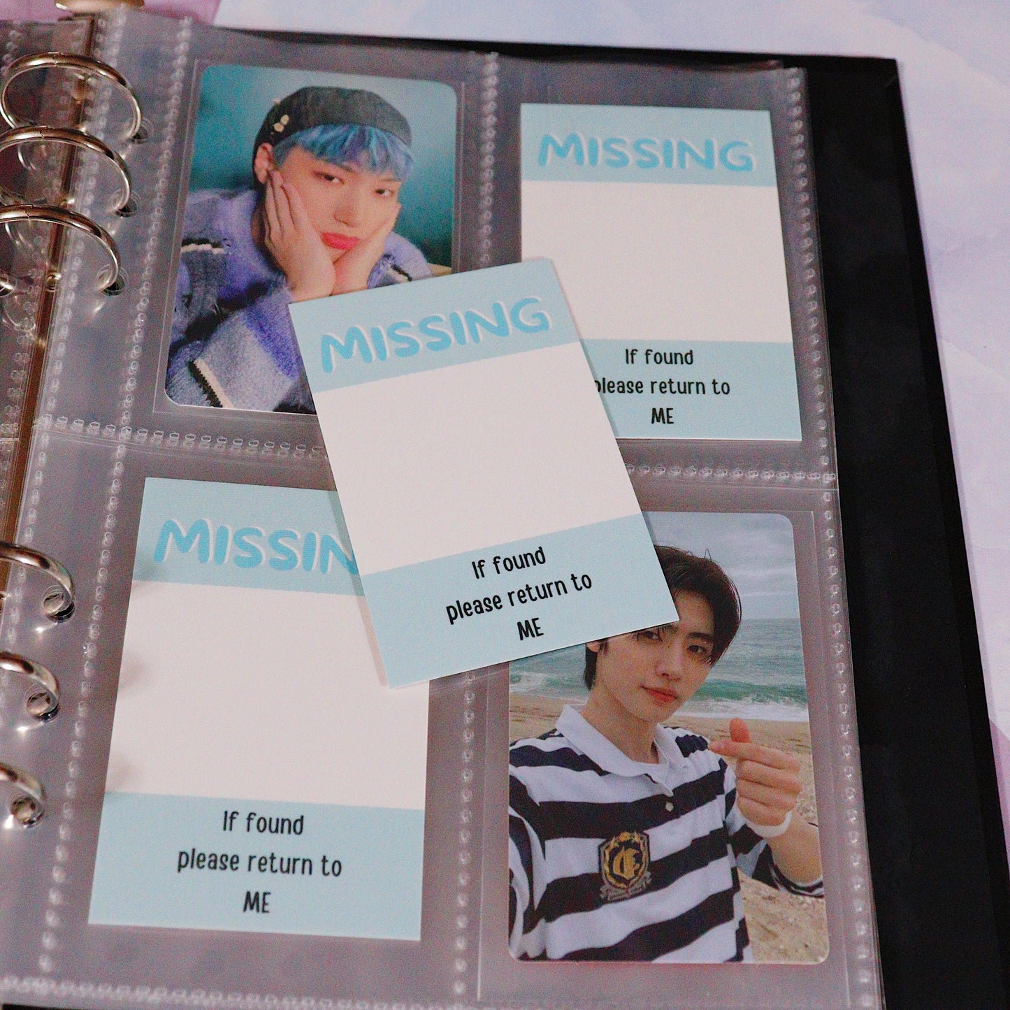 Missing Photocard Place Holder - DIGITAL DOWNLOAD | Blue