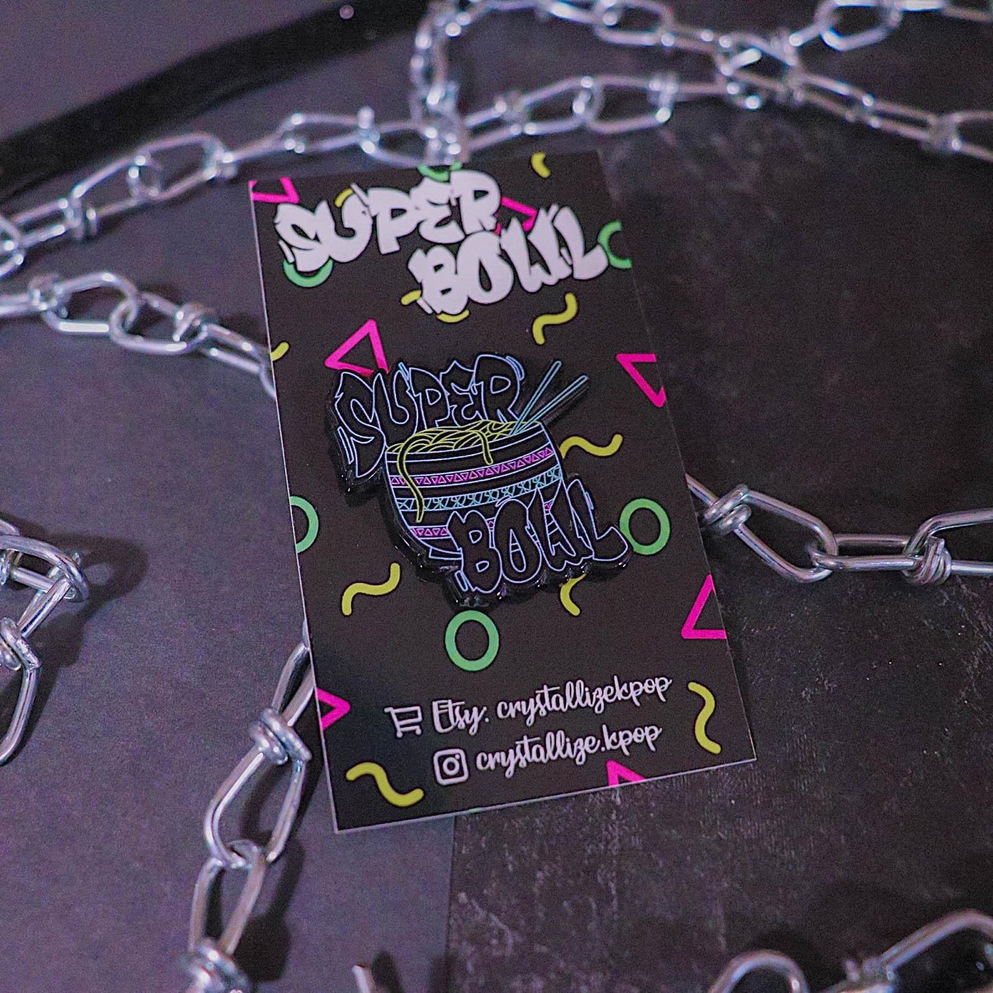 Super Bowl Enamel Pin