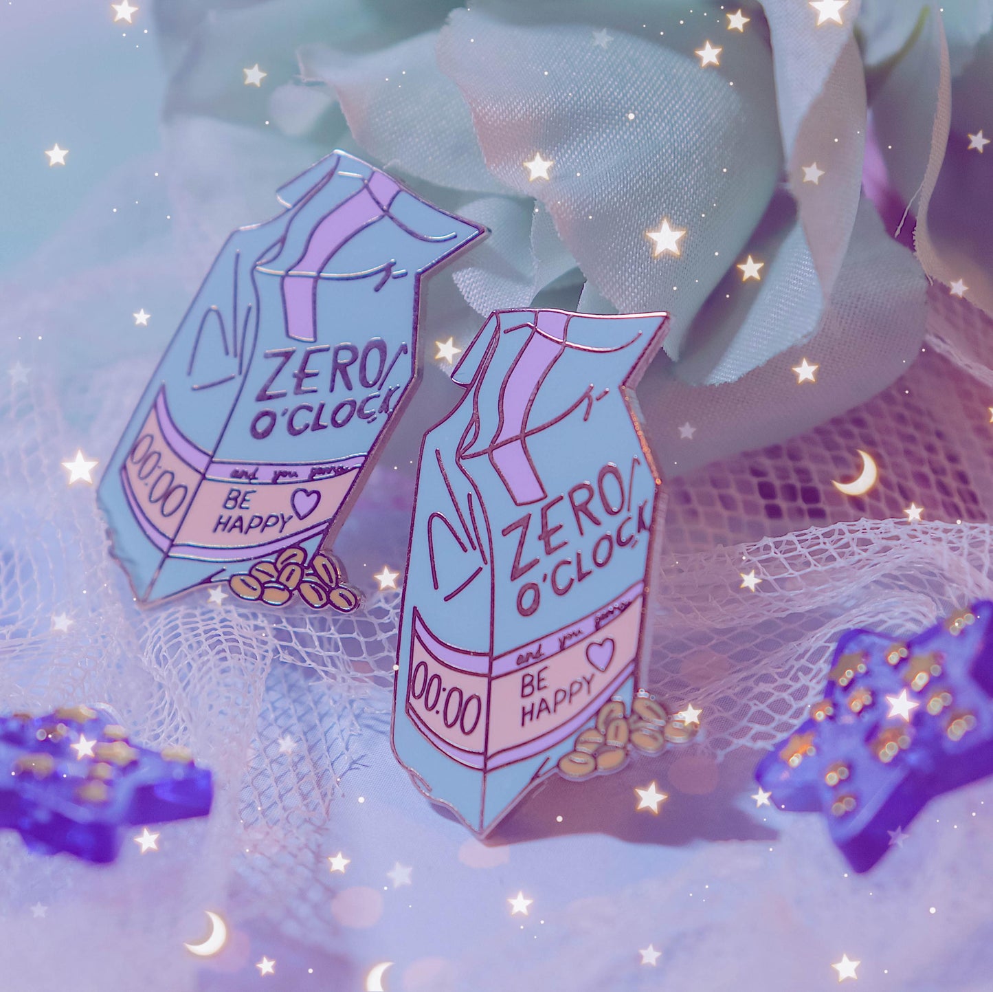 DISCOUNTED Zero O' Clock Enamel Pin