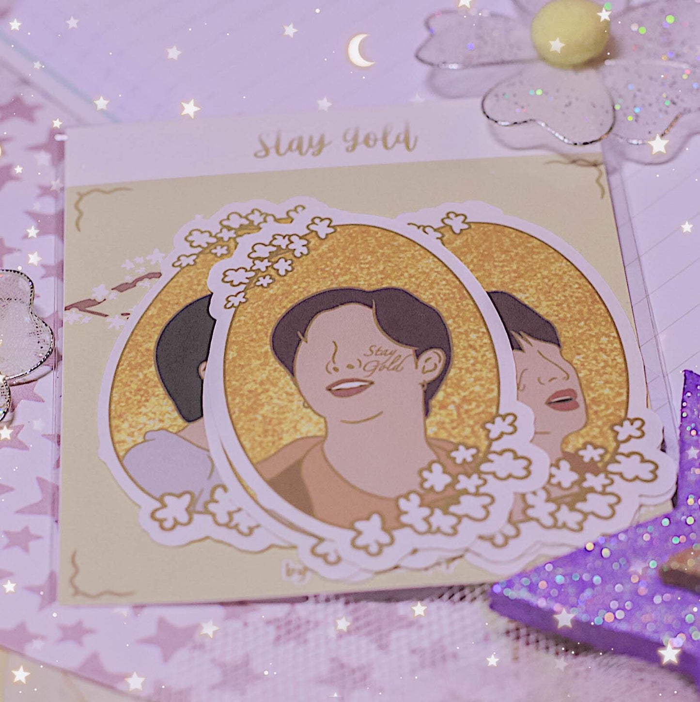 DISCOUNTED Stay Gold Sticker Set