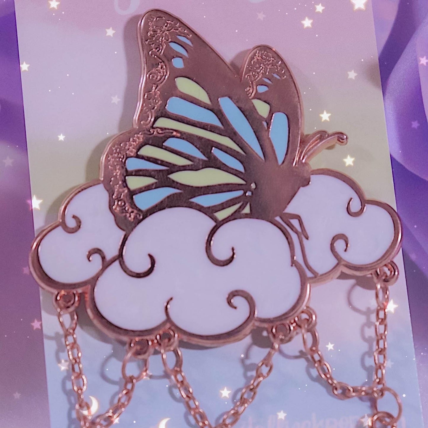 Fly High Enamel Pin