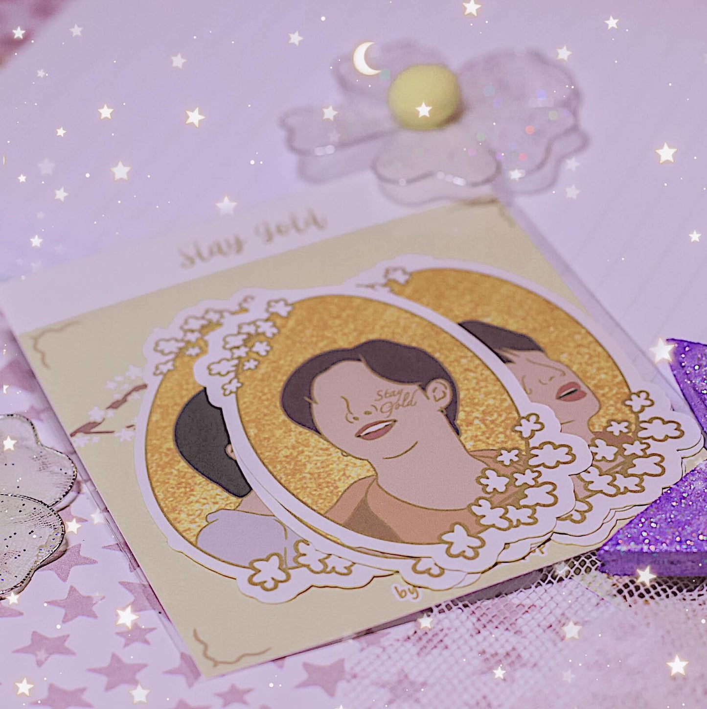 DISCOUNTED Stay Gold Sticker Set