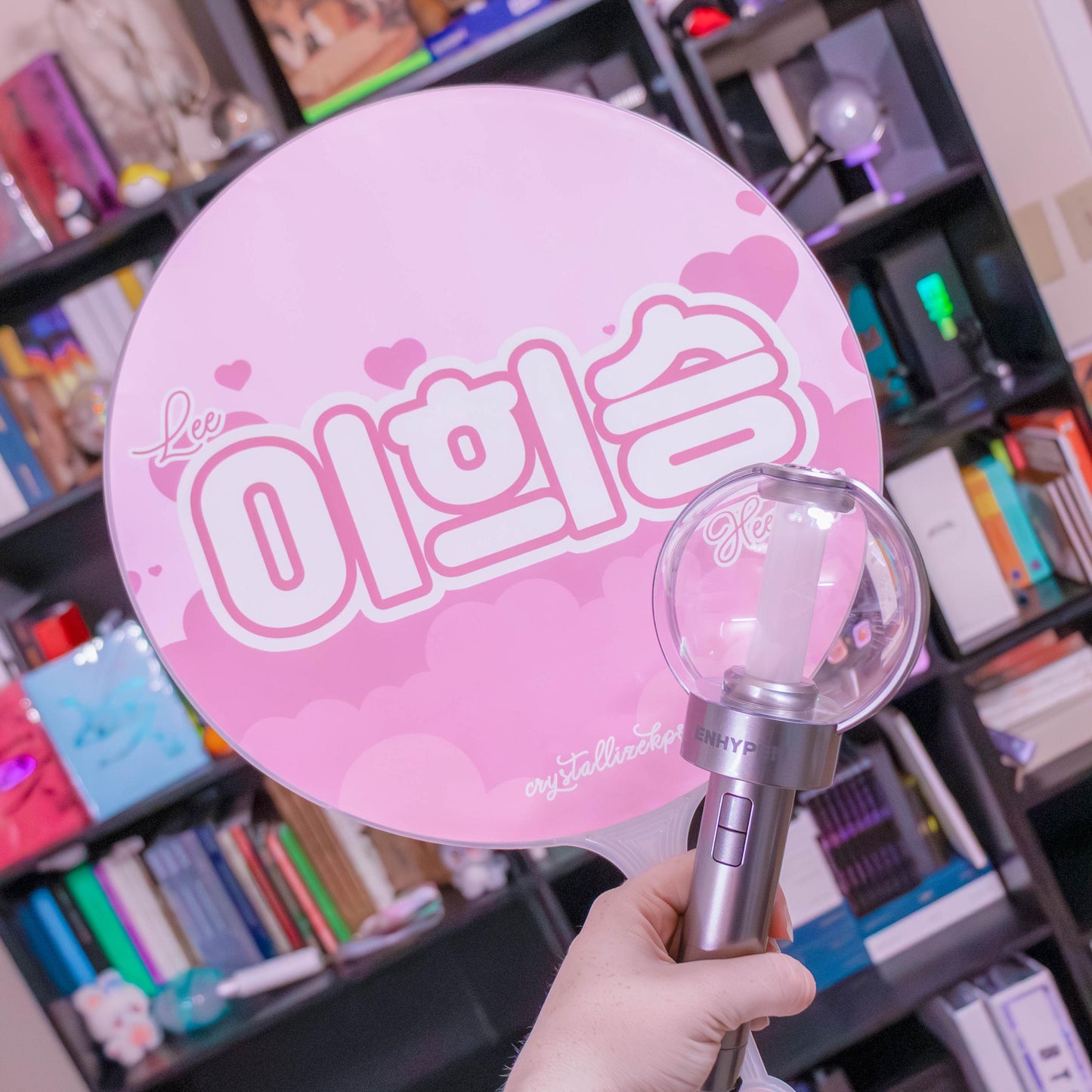 Love-Lee Heeseung Picket - Hand Fan