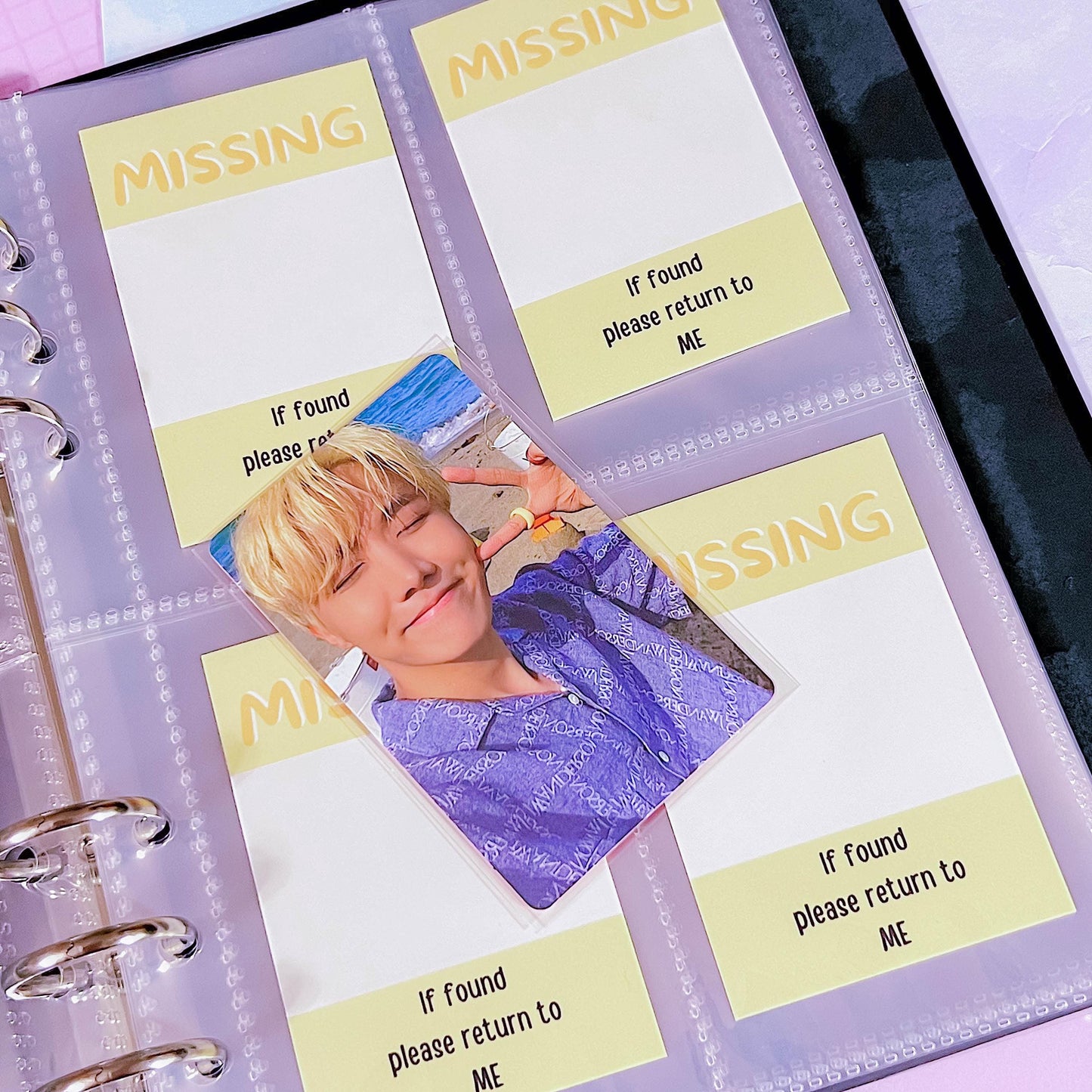 Missing Photocard Place Holder - PHYSICAL ITEM