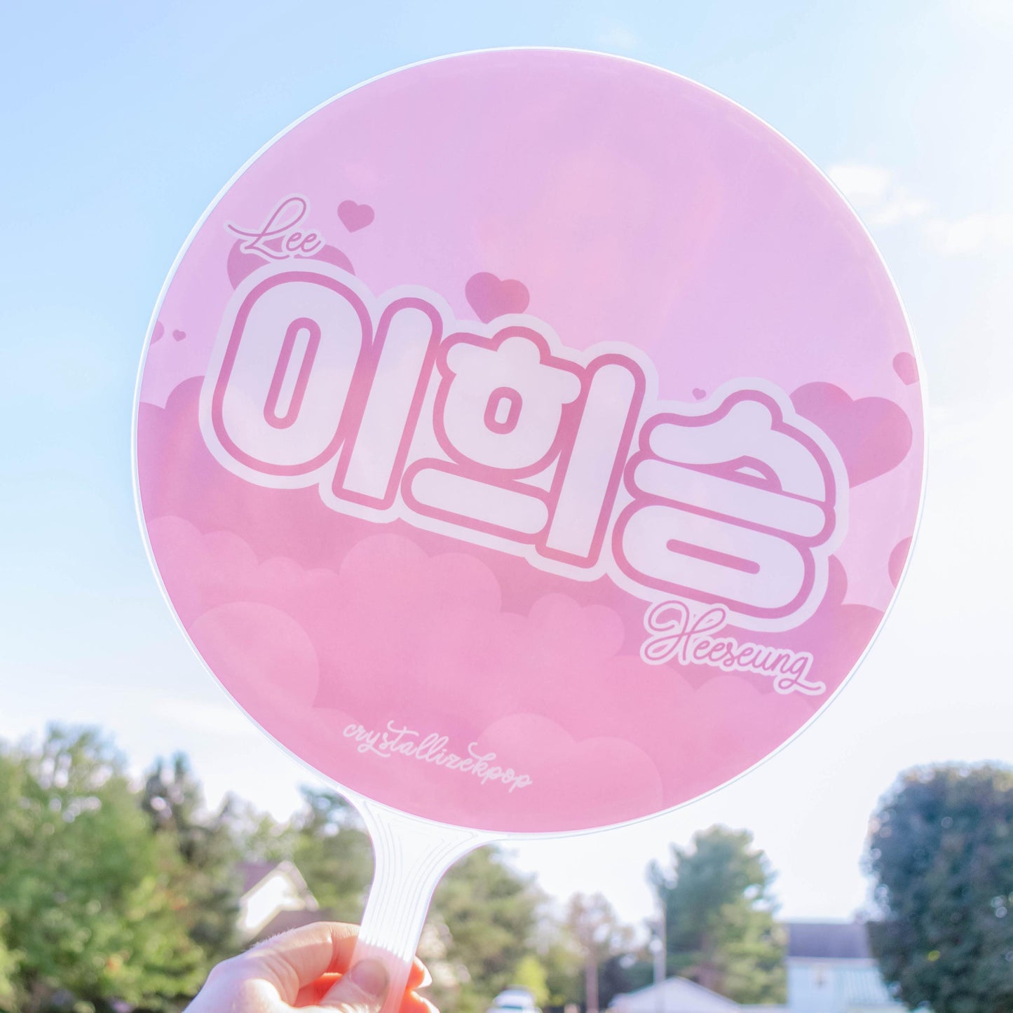 Love-Lee Heeseung Picket - Hand Fan