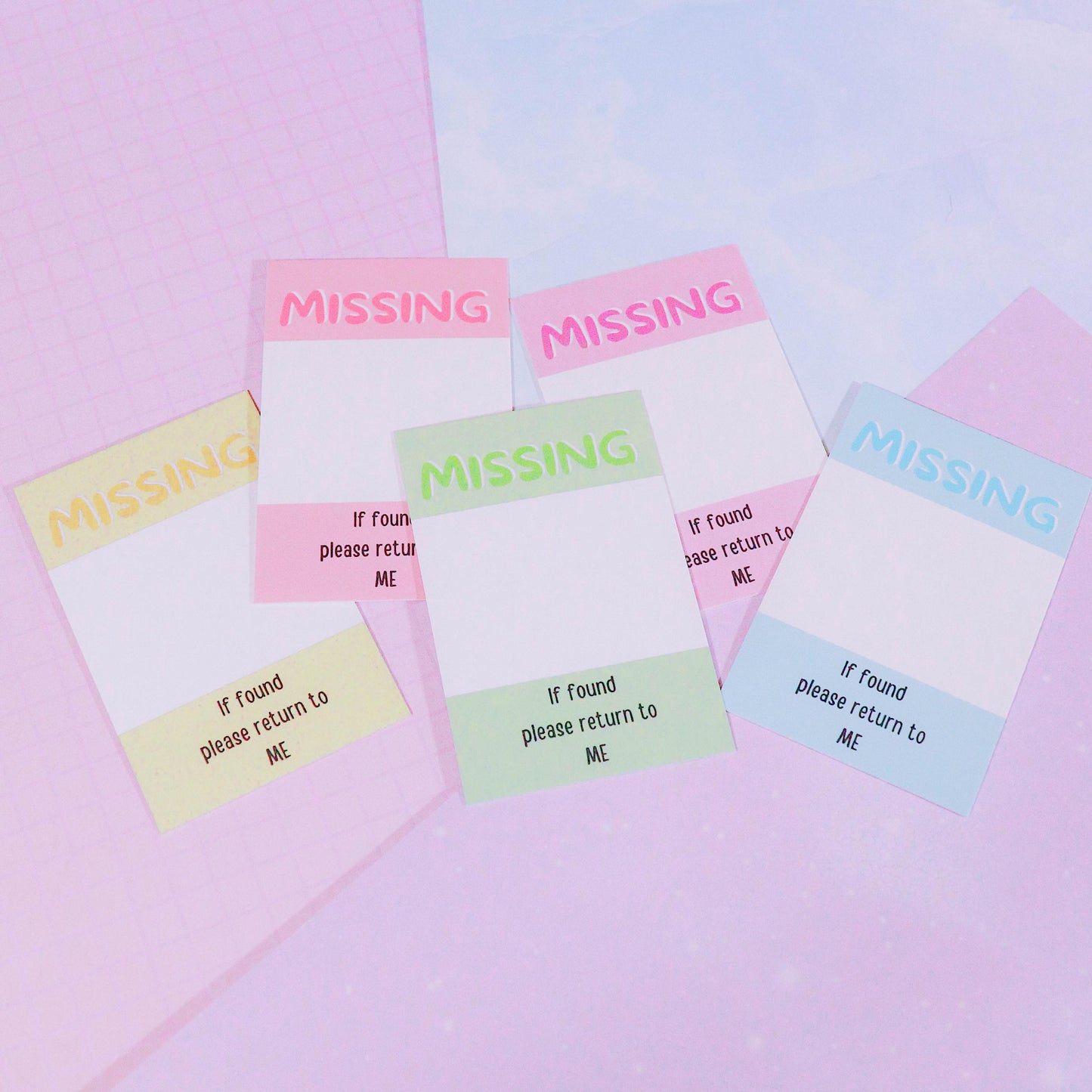Missing Photocard Place Holder - PHYSICAL ITEM
