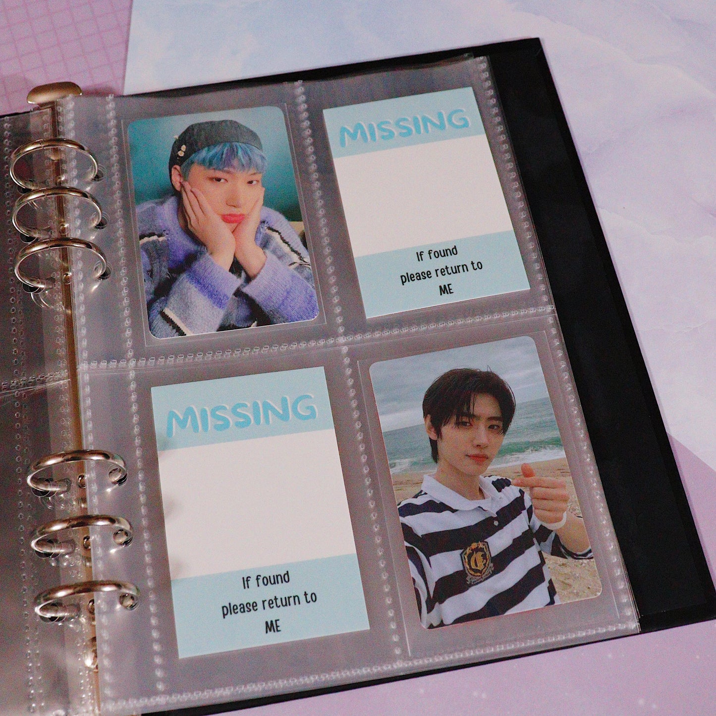 Missing Photocard Place Holder - DIGITAL DOWNLOAD | Blue