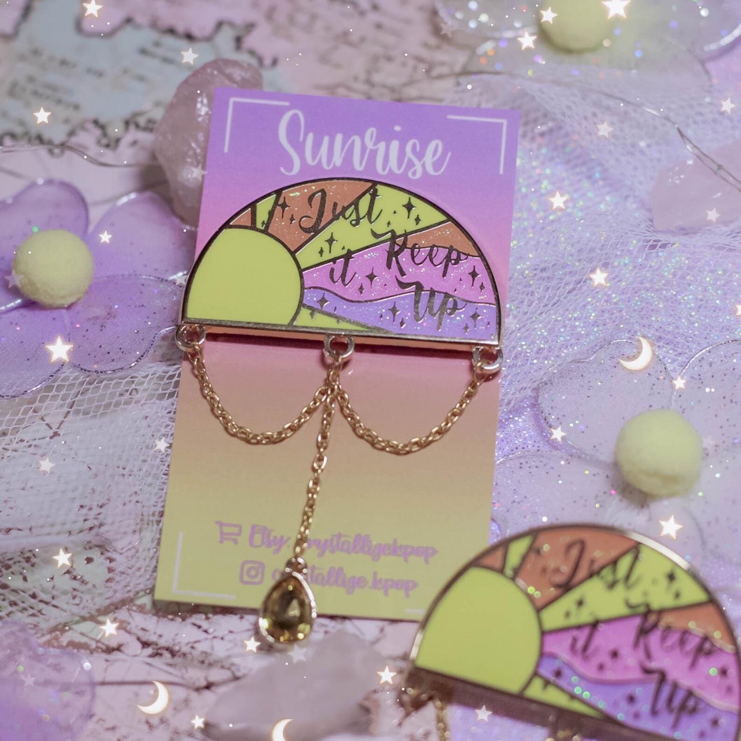 Sunrise Enamel Pin