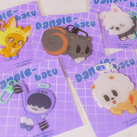 Dangle-batu Keychains