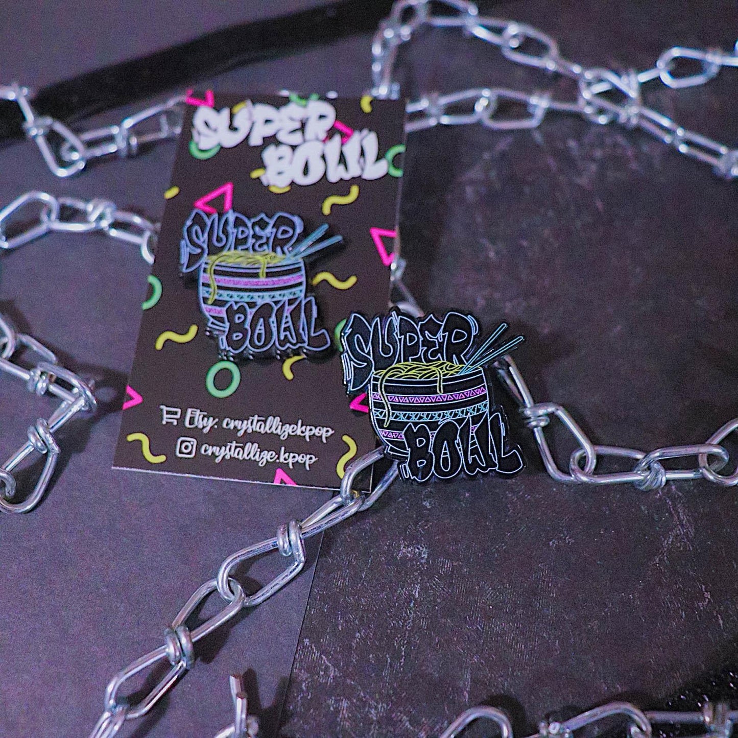 Super Bowl Enamel Pin