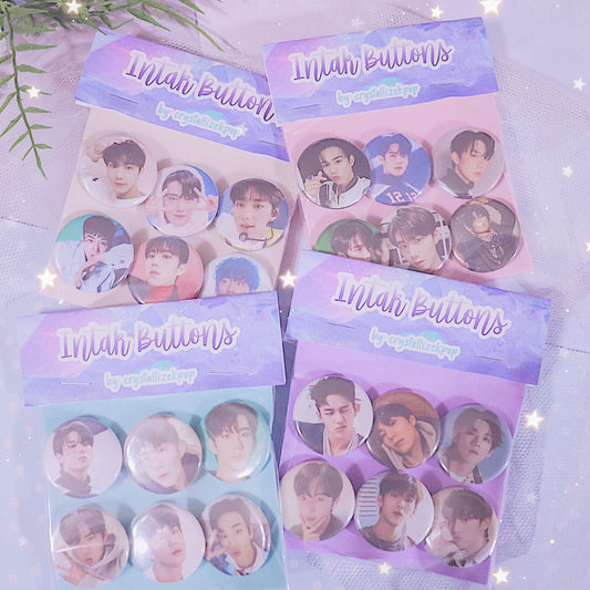 crystallizekpop - P1Harmony - Intak Bias Button Pack