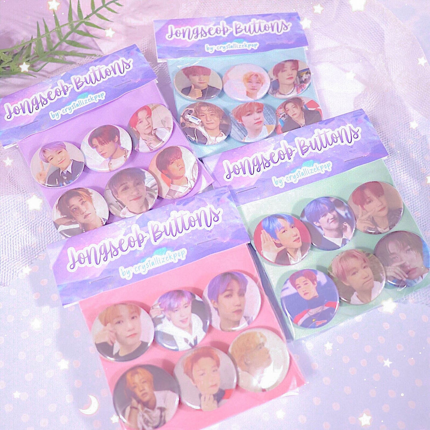 crystallizekpop - P1Harmony - Jongseob Bias Button Pack