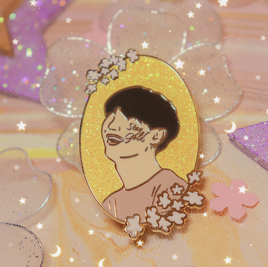 DISCOUNTED - Stay Gold - Yoongi Enamel Pin