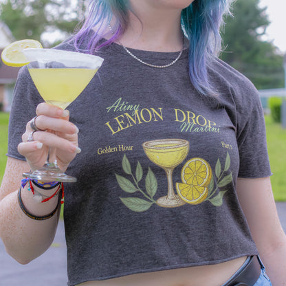 Lemon Drop Crop Tee