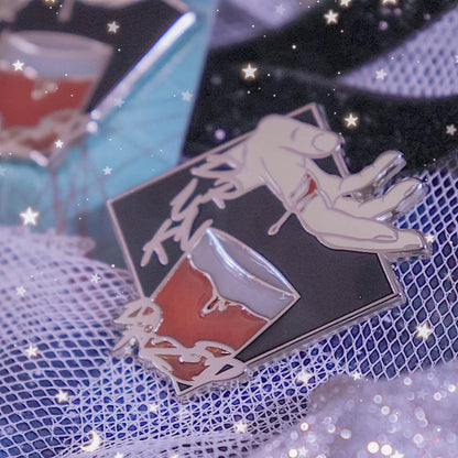 Drunk-Dazed Enamel Pin